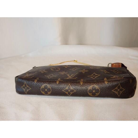 Louis Vuitton Monogram Pochette Accessoires SD0620 Brown Canvas Shoulder Bag - Picture 5 of 15